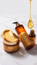 Marula Luxury Set — Shampoo, Mask & Argan Oil (Complete Hair Care Trio)